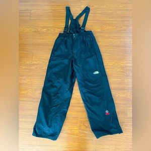 The North Face - Summit Series snow pants with bib straps. Men’s size Large.